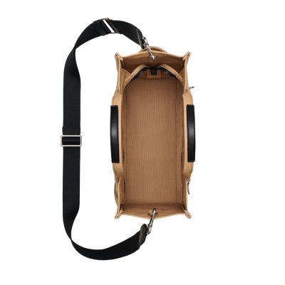 THE TROMPE L'OEIL CHARM CANVAS MEDIUM TOTE BAG